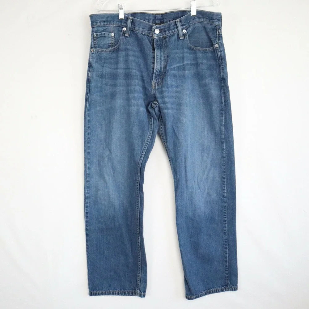 Levi's‎ 514 Jeans Mens 38x32 Straight Fit 5-Pocket Cotton Denim Blue